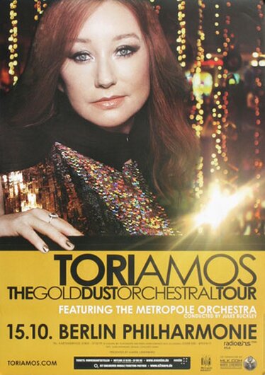 Tori Amos - Gold Dust , Berlin 2012 - Konzertplakat