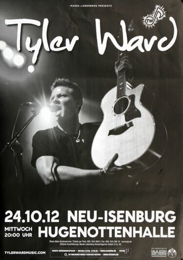 Tyler Ward - Foster The People , Frankfurt 2012 - Konzertplakat