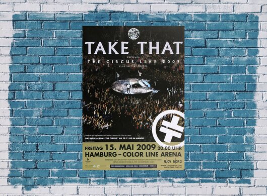 Take That - Hamburg, Hamburg 2009 - Konzertplakat