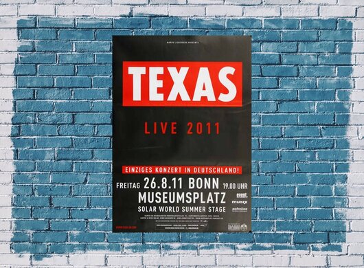 Philipp Poisel - Live, Bonn 2011 - Konzertplakat