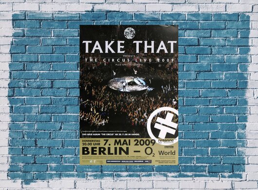 Take That - Berlin, Berlin 2009 - Konzertplakat