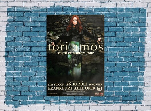 Tori Amos - Night Of Hunters, Frankfurt 2011 - Konzertplakat
