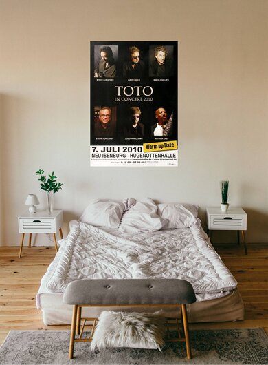 Toto - Warm Up Date, Neu-Isenburg & Frankfurt 2010 - Konzertplakat