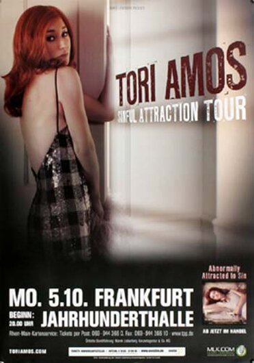 Tori Amos - Soulful Attraction, Frankfurt 2009 - Konzertplakat