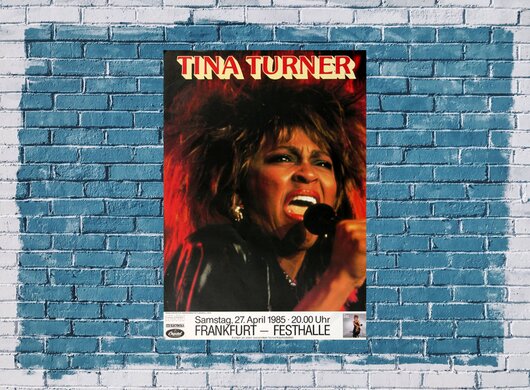 Ike & Tina Turner - Private Dancer, Frankfurt 1985 - Konzertplakat