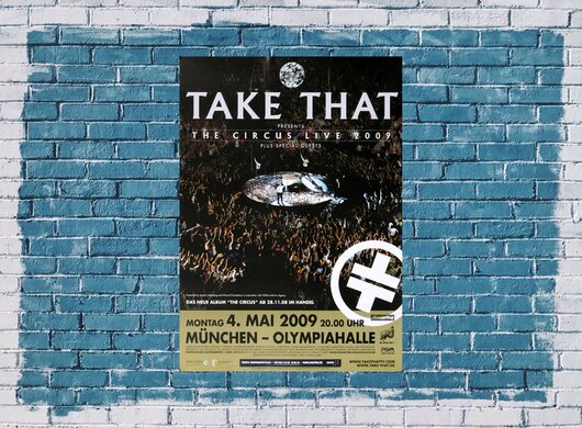 Take That - The Circus, München 2009 - Konzertplakat