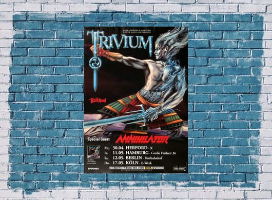 Trivium - The Crusade, Tour 2007 - Konzertplakat