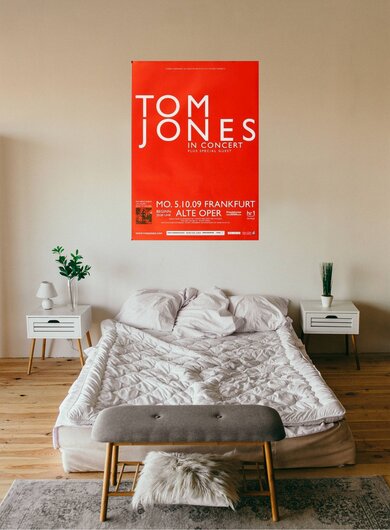 Tom Jones - Give A Little Love, Frankfurt 2009 - Konzertplakat