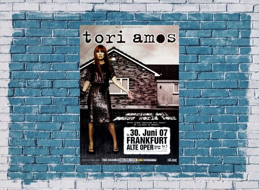 Tori Amos - American Doll Posse, Frankfurt 2007 - Konzertplakat