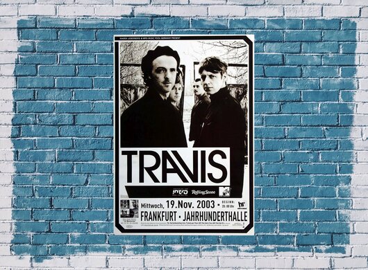 Travis - 12 Memories, Frankfurt 2003 - Konzertplakat