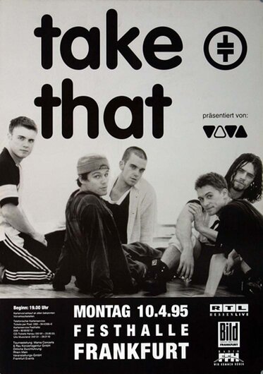 Take That - Nobody Else, Frankfurt 1995 - Konzertplakat