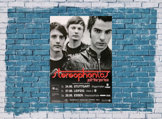 Stereophonics - Decade In The Sun, Tour 2008 - Konzertplakat
