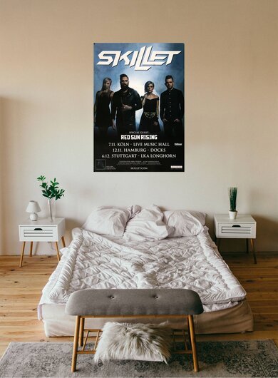 Skillet - Monster, Tour 2016 - Konzertplakat