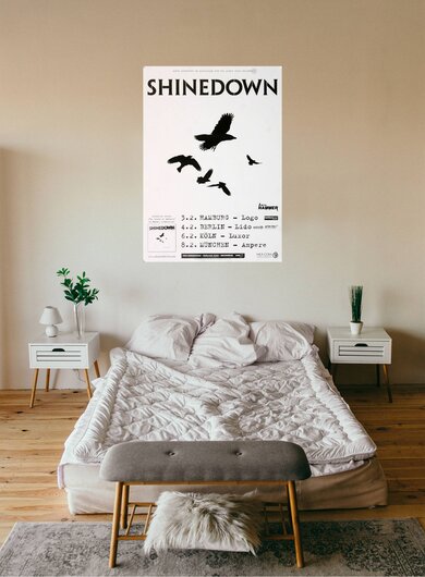 Shinedown - What A Shame, Tour 2009 - Konzertplakat