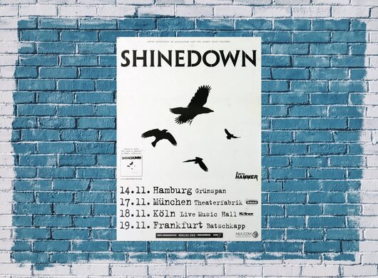 Shinedown - Amaryllis, Tour 2009 - Konzertplakat