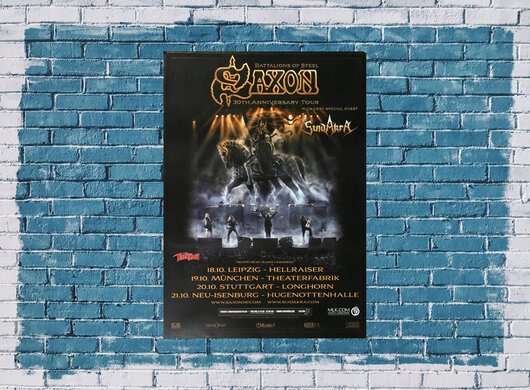 Saxon - Battalions Of Steel, Tour 2009 - Konzertplakat