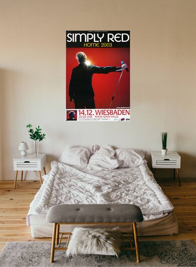 Simply Red - Home , Wiesbaden 2003 - Konzertplakat