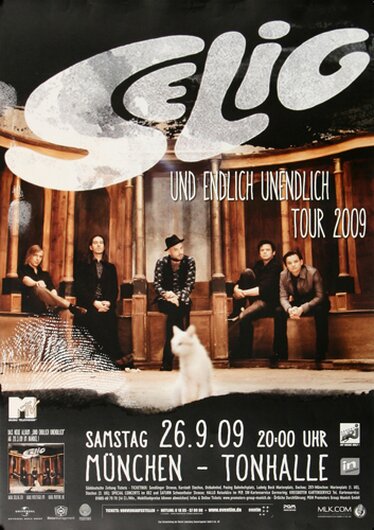 Selig - Endlich Unendlich , München 2009 - Konzertplakat