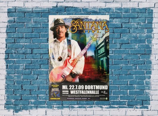 Santana - Ultimate Santana , Dortmund 2009 - Konzertplakat