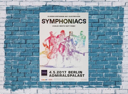 Symphoniacs - Vivaldi Daft Punk , Berlin 2017 - Konzertplakat