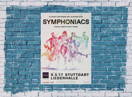 Symphoniacs - Vivaldi Daft Punk , Stuttgart 2017 - Konzertplakat