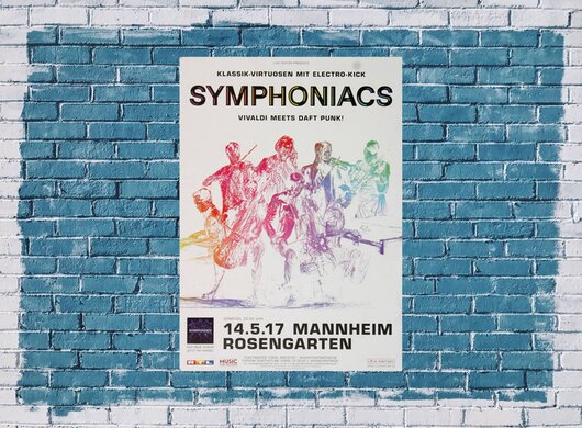 Symphoniacs - Vivaldi Daft Punk , Mannheim 2017 - Konzertplakat