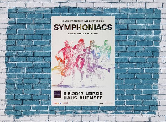 Symphoniacs - Vivaldi Daft Punk , Leipzig 2017 - Konzertplakat