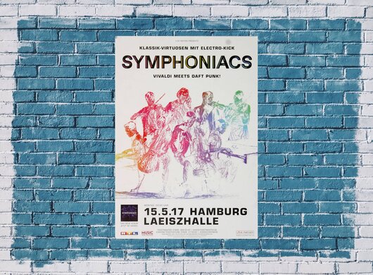Symphoniacs - Vivaldi Daft Punk , Hamburg 2017 - Konzertplakat