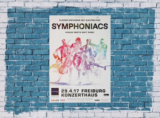 Symphoniacs - Vivaldi Daft Punk , Freiburg 2017 - Konzertplakat