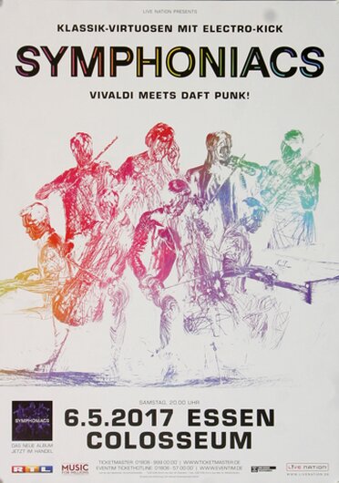 Symphoniacs - Vivaldi Daft Punk , Essen 2017 - Konzertplakat