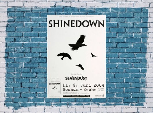 Shinedown - Madness, Bochum 2009 - Konzertplakat