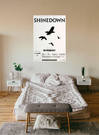 Shinedown - Madness, Bochum 2009 - Konzertplakat
