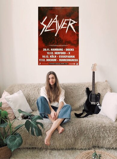 Slayer - Playing With Dolls, Tour 2009 - Konzertplakat