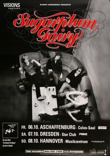Sugarplum Fairy - First Round, Tour 2006 - Konzertplakat