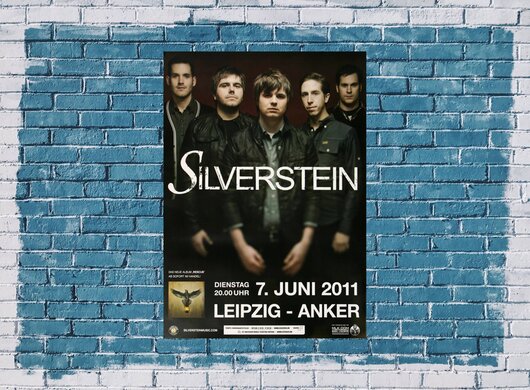 Silverstein - I Am Alive, Leipzig 2011 - Konzertplakat