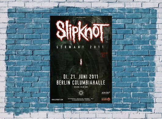 Slipknot - Germany, Berlin 2011 - Konzertplakat