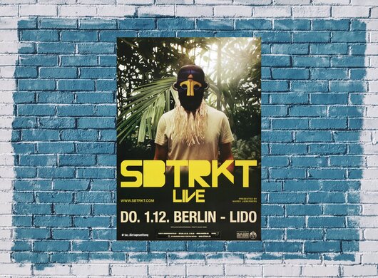 SBTRKT - Heatwave, Berlin 2011 - Konzertplakat