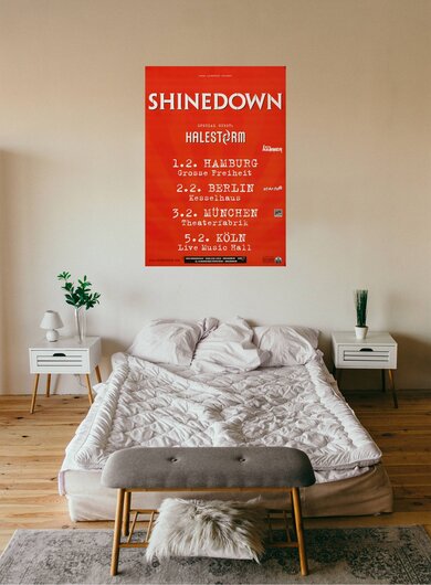 Shinedown - Threat To Survival, Tour 2012 - Konzertplakat