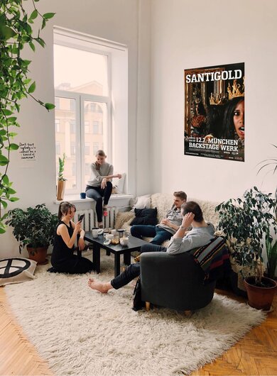 Santigold - GO!, München 2011 - Konzertplakat