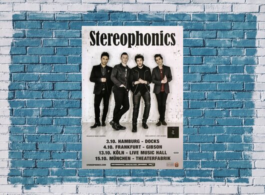 Stereophonics - Cest La Vie, Tour 2015 - Konzertplakat