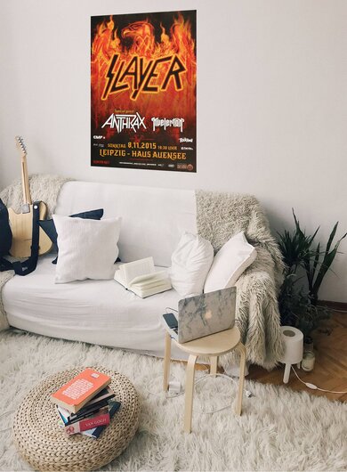 Slayer - Repentless , Leipzig 2015 - Konzertplakat
