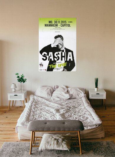 Sasha - The One , Mannheim 2015 - Konzertplakat