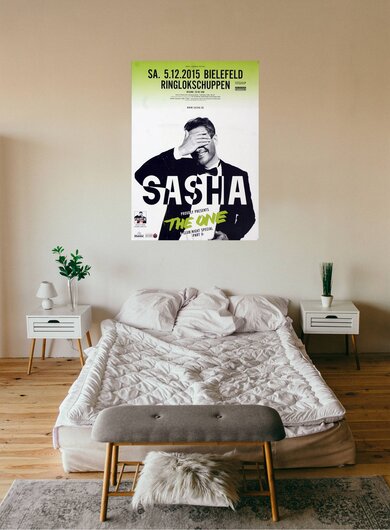 Sasha - The One , Bielefeld 2015 - Konzertplakat