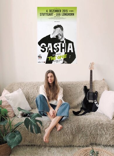 Sasha - The One , Stuttgart 2015 - Konzertplakat