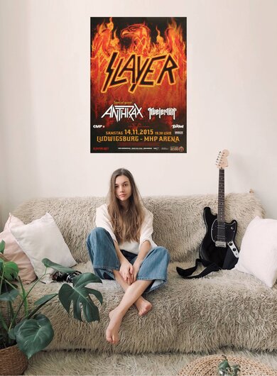 Slayer - Repentless , Ludwigsburg 2015 - Konzertplakat