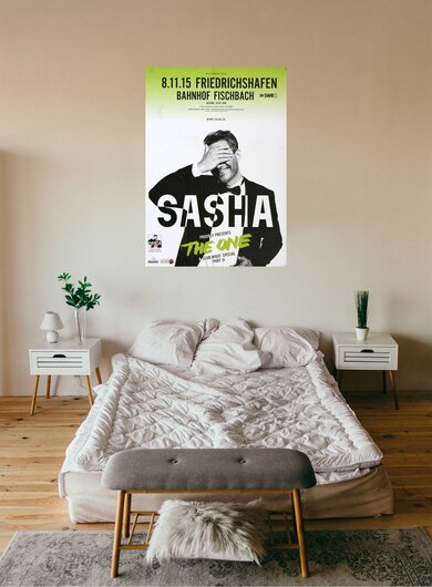 Sasha - The One , Friedrichshafen 2015 - Konzertplakat