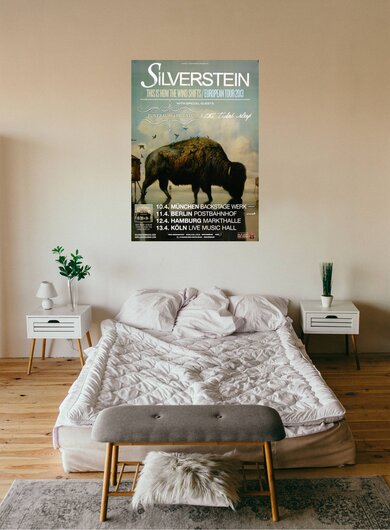 Silverstein - European Tour, Tour 2013 - Konzertplakat