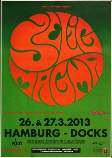 Selig - Magma , Hamburg 2013 - Konzertplakat