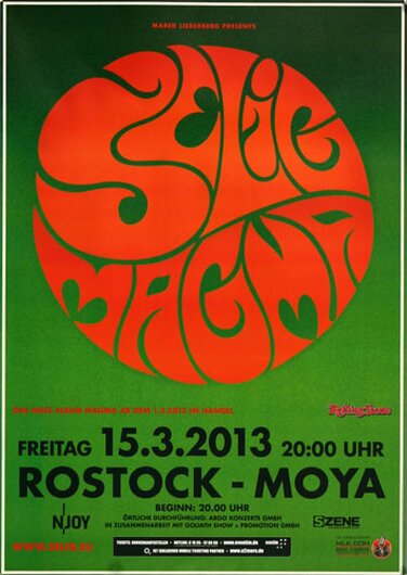 Selig - Magma , Rostock 2013 - Konzertplakat