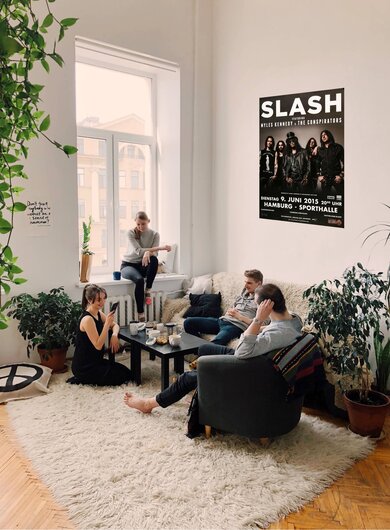 Slash - Bent To Fly , Hamburg 2015 - Konzertplakat